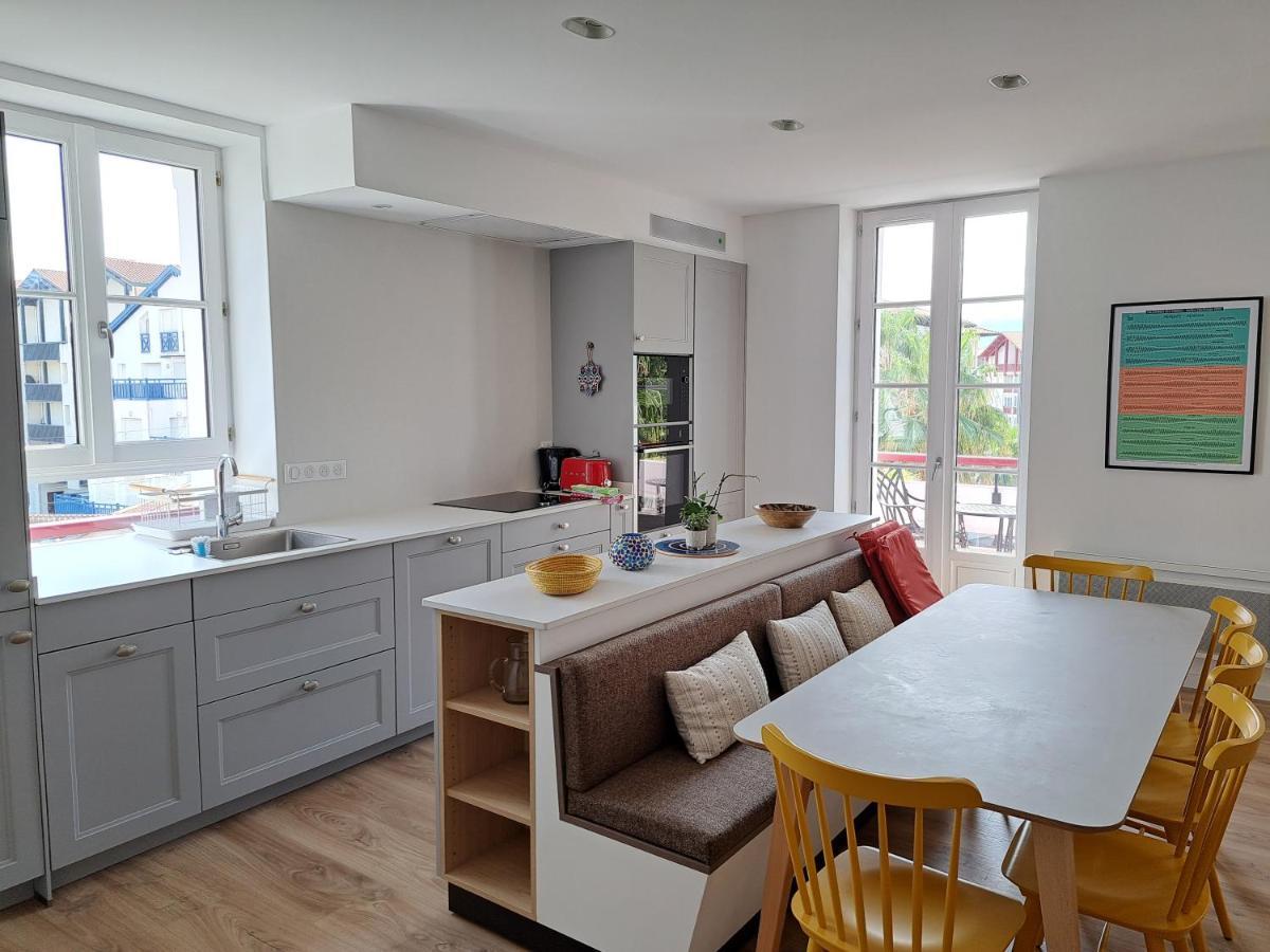 Superbe Appartement T3 Au Centre Plage .Parking アンダイエ エクステリア 写真