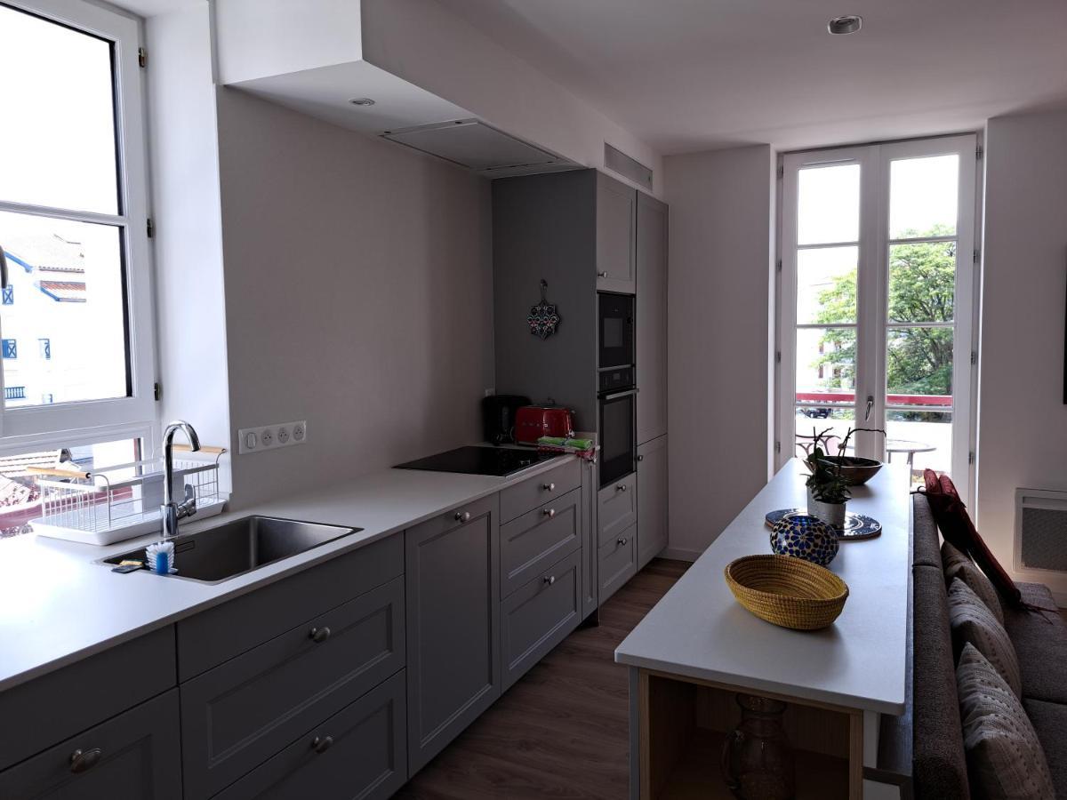 Superbe Appartement T3 Au Centre Plage .Parking アンダイエ エクステリア 写真