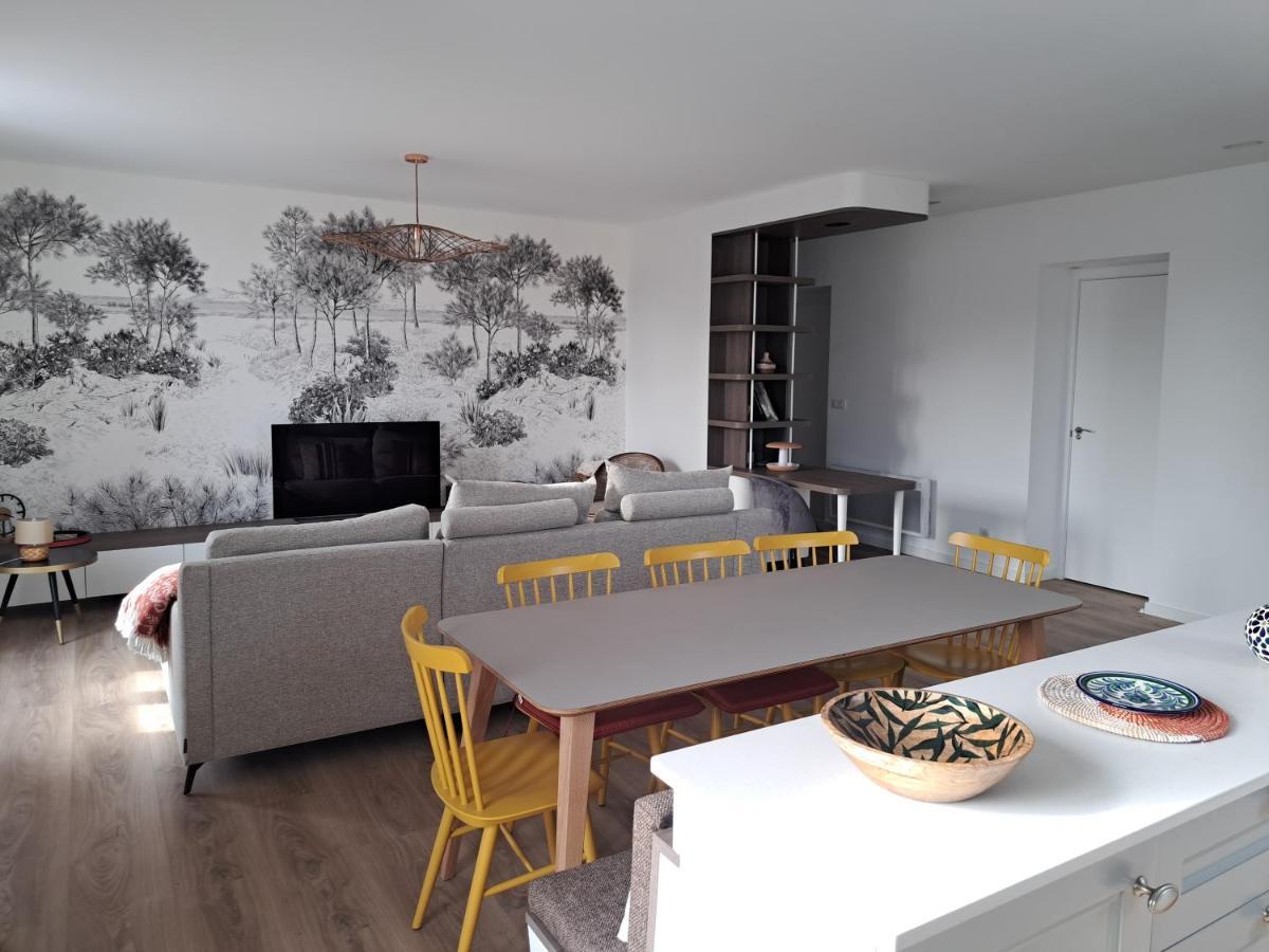 Superbe Appartement T3 Au Centre Plage .Parking アンダイエ エクステリア 写真