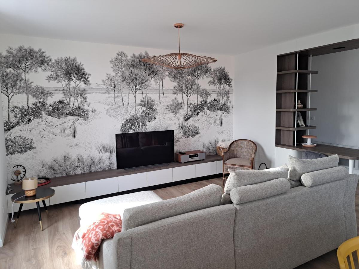 Superbe Appartement T3 Au Centre Plage .Parking アンダイエ エクステリア 写真
